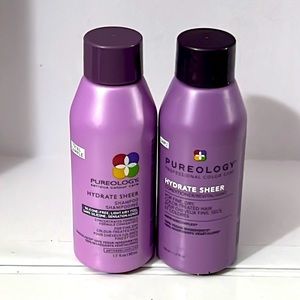 Travel Size Pureology Hydrate Sheer Shampoo and Conditioner